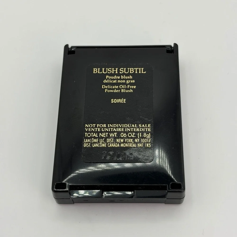 Lancome Blush Subtil Oil-Free Powder Blush Soiree w/Brush Travel GWP